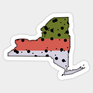 New York Trout Sticker